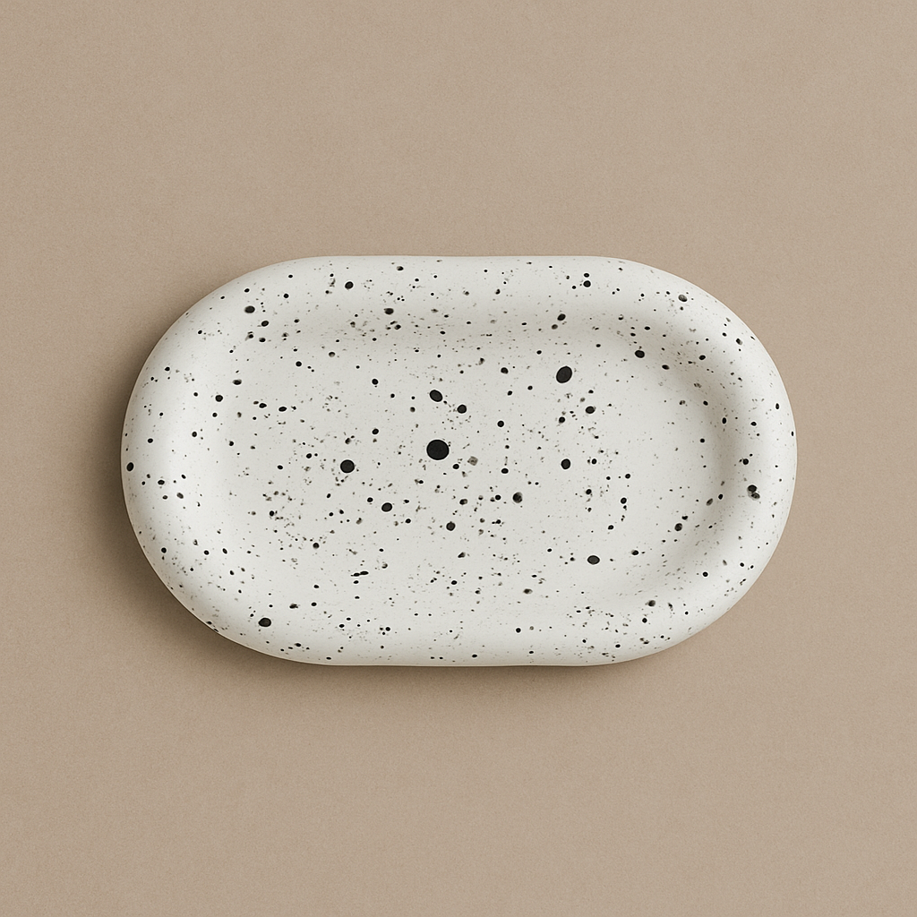 Matte Essence – Ovaal Bord van Porselein