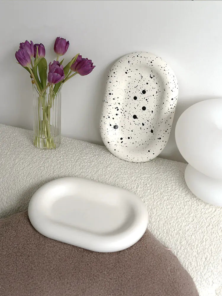 Matte Essence – Ovaal Bord van Porselein