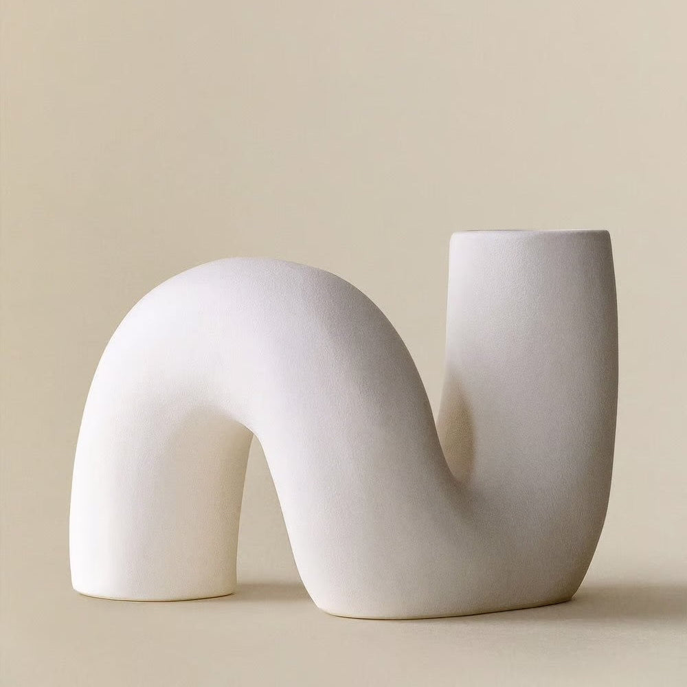 Minimalistische Keramische Vaas – Nordic Stijl