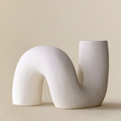 Minimalistische Keramische Vaas – Nordic Stijl